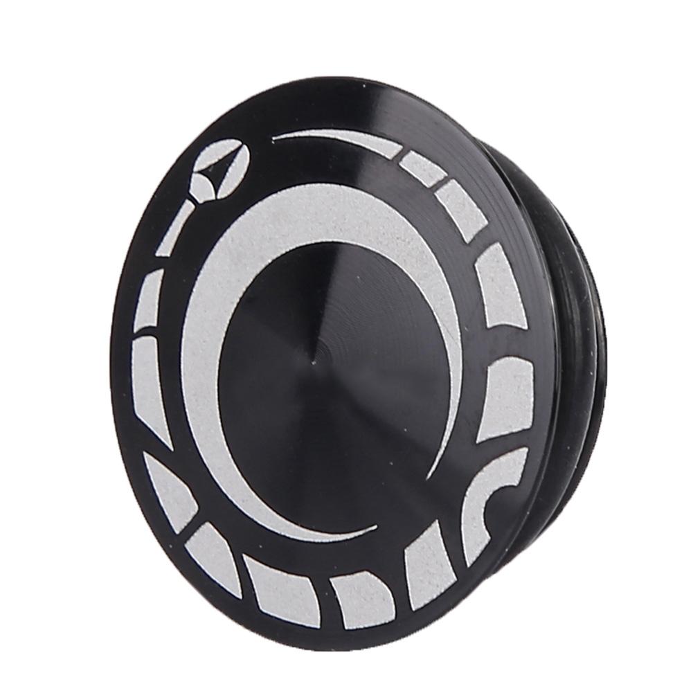 Housse anti-poussière creuse pour manivelle de vélo de montagne en alliage d'aluminium noir, accessoire de vélo