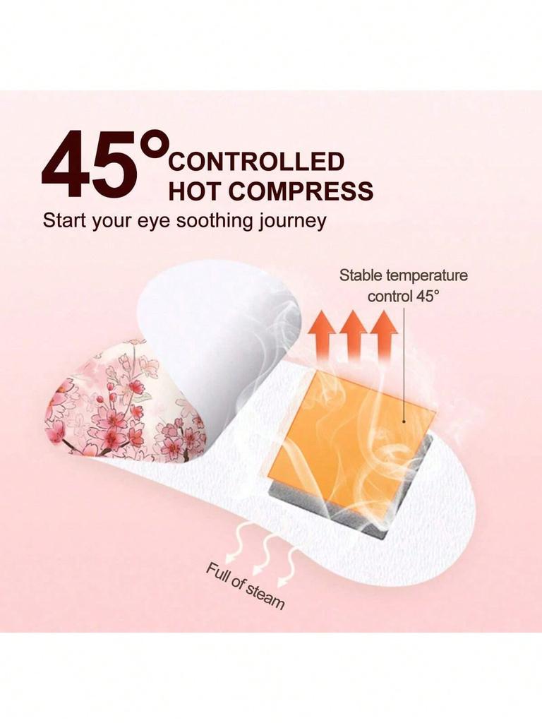 20pcs/Pack Warm Eye Mask, Comfortable Eye Care, Soothe Body And Mind, Sleep Mask Blocks Light, Relax