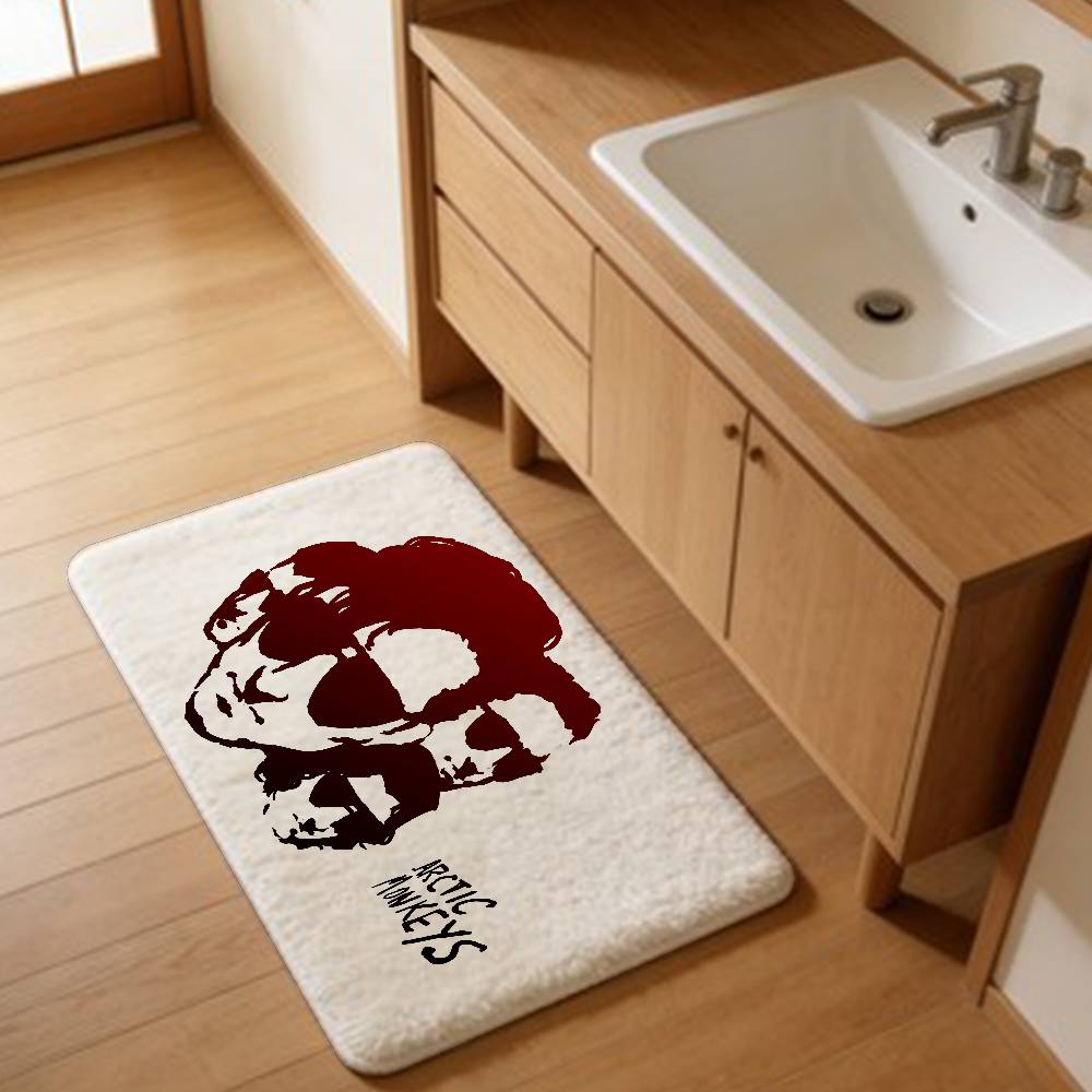 A-Arctic M-Monkeys Rock Band Music Entrance Door Mat Nordic Style Bedroom Living Room Doormat Home Balcony Anti-Slip Home Decor