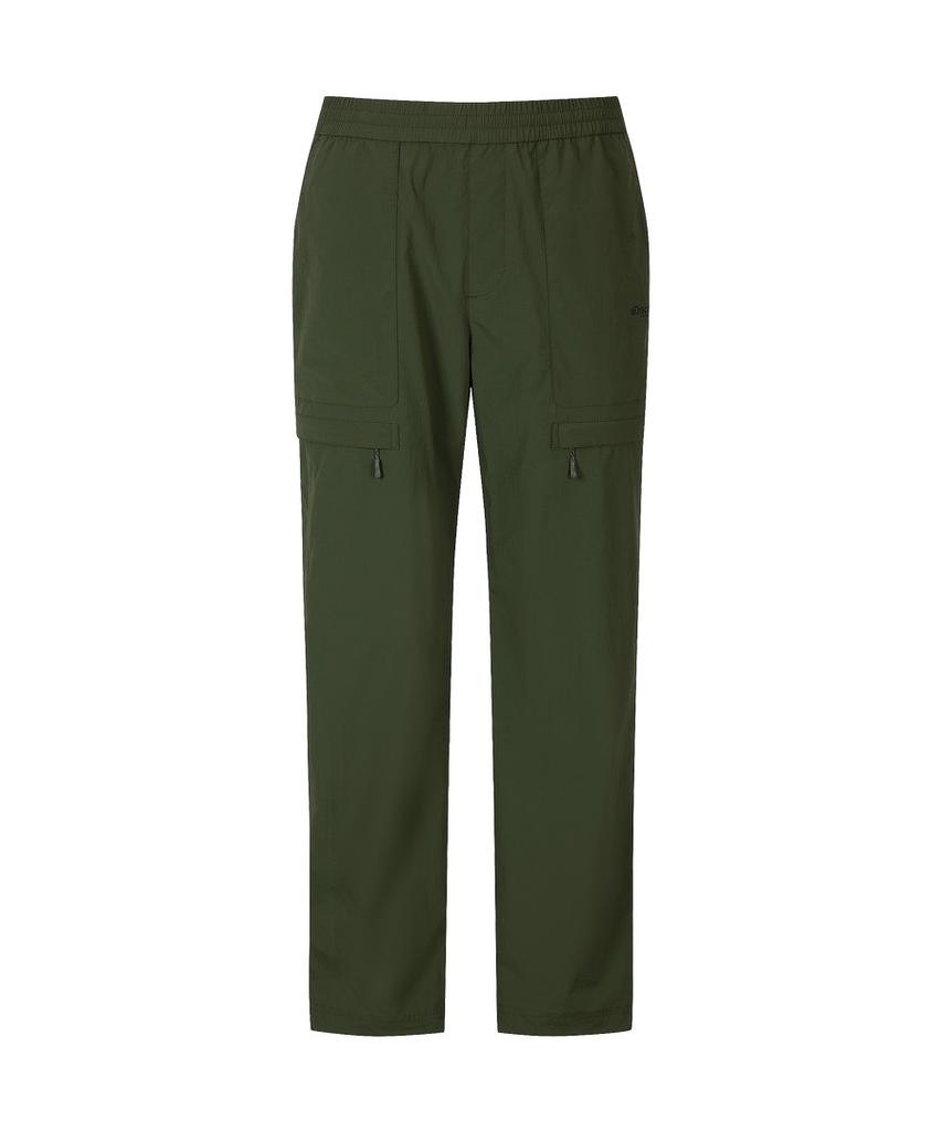 DISCOVERY EXPEDITION Men'S Freshvent Lightweight Woven Training Loose Tapered Pants (D/Khaki)