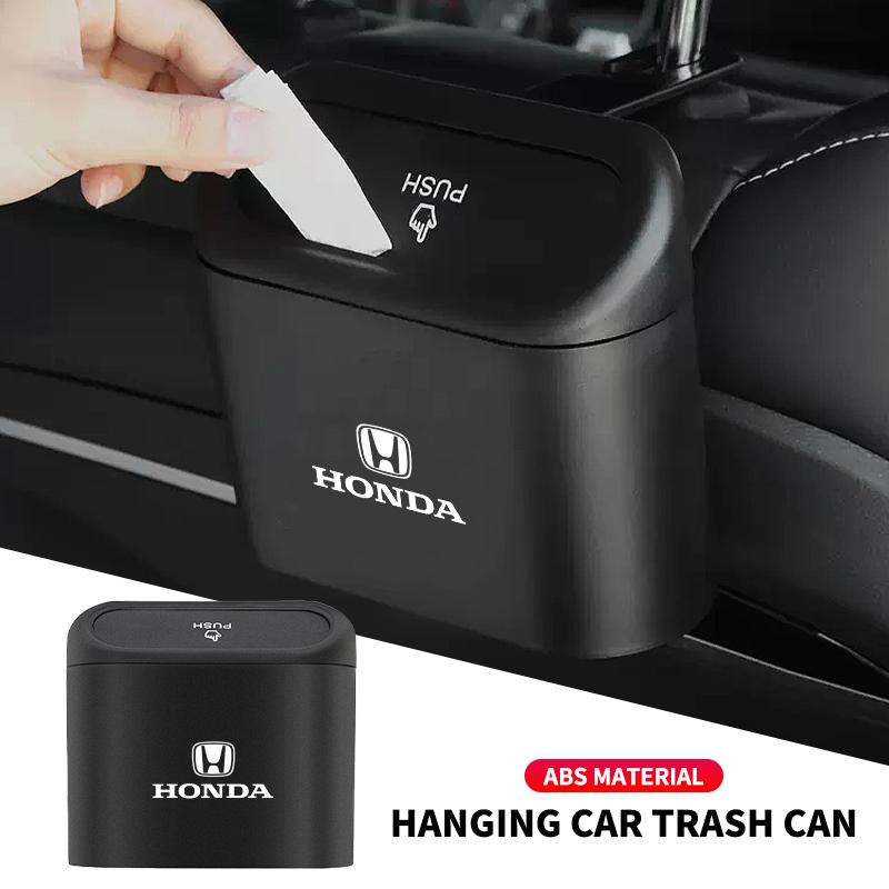 Car Trash Can Car Seat Back Door Hanging Storage Box For Honda Civic Accord Fit CRV Jazz Odyssey Insight Legend HRV Accessories aja256