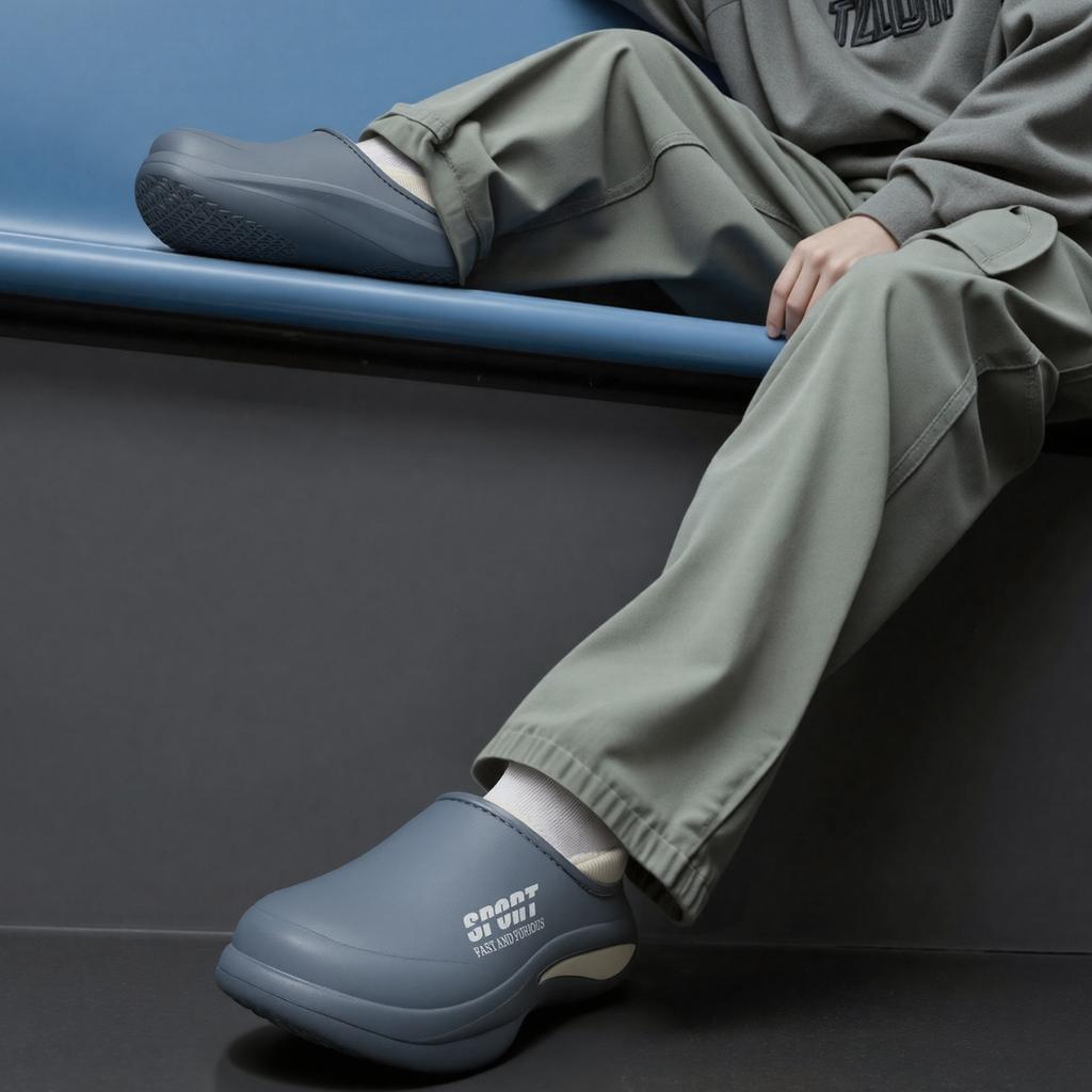 Waterproof Cotton Slippers Autumn and Winter 2025 New Outer Wear Thick-soled Non-slip Velvet Warm Casual Sports Cotton Shoes