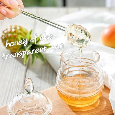 Conservazione della bottiglia in barattolo di marmellata di sciroppo di succo di miele trasparente da 245 ml con agitazione