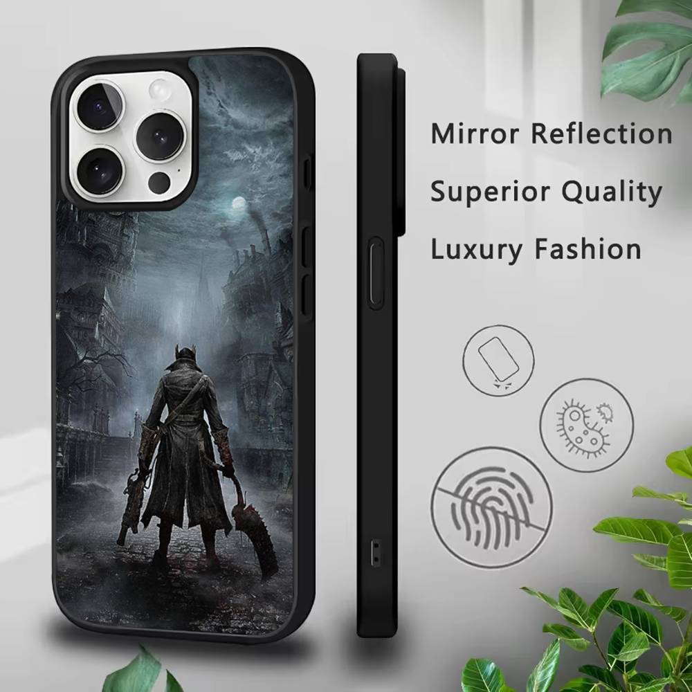 Game B-BloodborneS Phone Case For iPhone 17,16,15,14,13,12,11,Pro,Max,Plus,Mini,SE4,E Magnetic Magsafe Wireless Charging