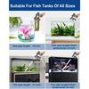 Aquarium Gravel Cleaner Vacuum Fish Tank Vacuum Cleaner Tools for Aquarium Water Changer with Aquarium Thermometers Fish Net Kit Use for Fish Tank