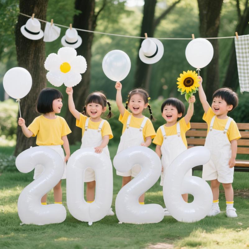2026 Number Foil Balloons Happy New Year Eve Party Decoration Photo Booth Props Supplies Christmas Home Decor Navidad 2026
