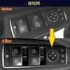 YESprime External Benz Power Window Switch Panel 1 Piece Dress Up Switch Cover Switch Trim Plated Garnish