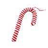Plush Christmas Ornaments Velvet Candy Cane Lollipop Hanging Balls for Xmas Tree Decor Holiday Party Supplies