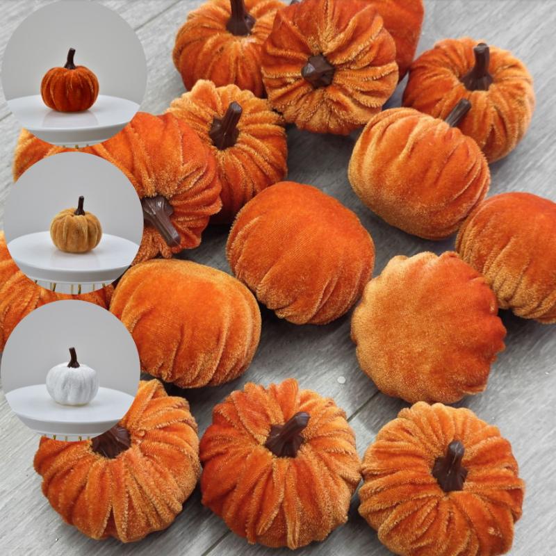 5/10 Pcs Halloween Simulation Pumpkin Desktop Decoration Halloween Party Foam Pumpkin Halloween Decoration