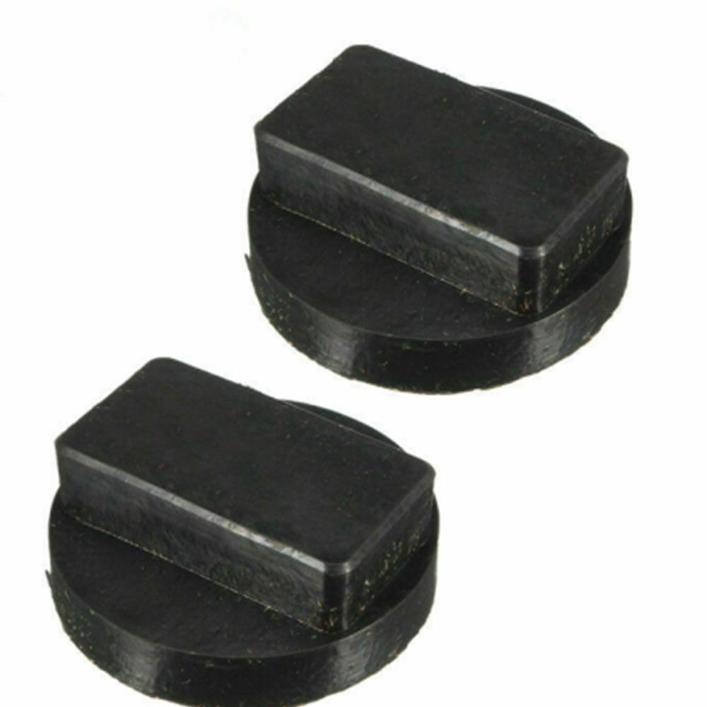 2x Rubber Jacking Pad Rubber Black for BMW 1/2/3/4/5/6/7Series Z4 I8/3 MINI R50