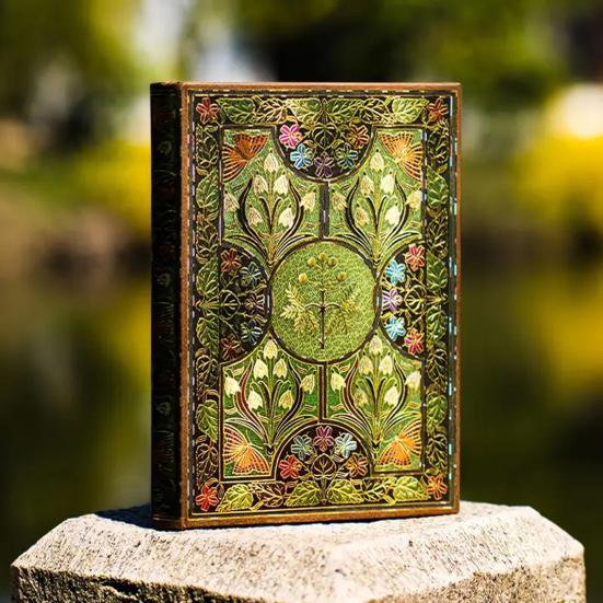Whispering Blooms Vintage Notebook Creative Writing Journal Floral Design Writing Pad A5 Inspirational Diary for Students Writers