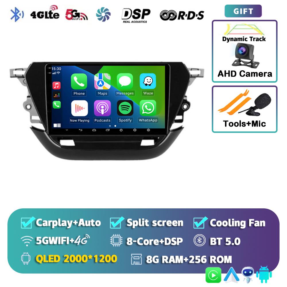 Android 14 Carplay Auto 2din For Opel Corsa F 2019 - 2025 Autoradio Car Radio Multimedia Video Player Navigation GPS Stereo DSP