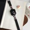 KT cat diamond lychee pattern leather strap for iwatchse10 Apple Watch Xiaomi 89Pro Huawei GT543