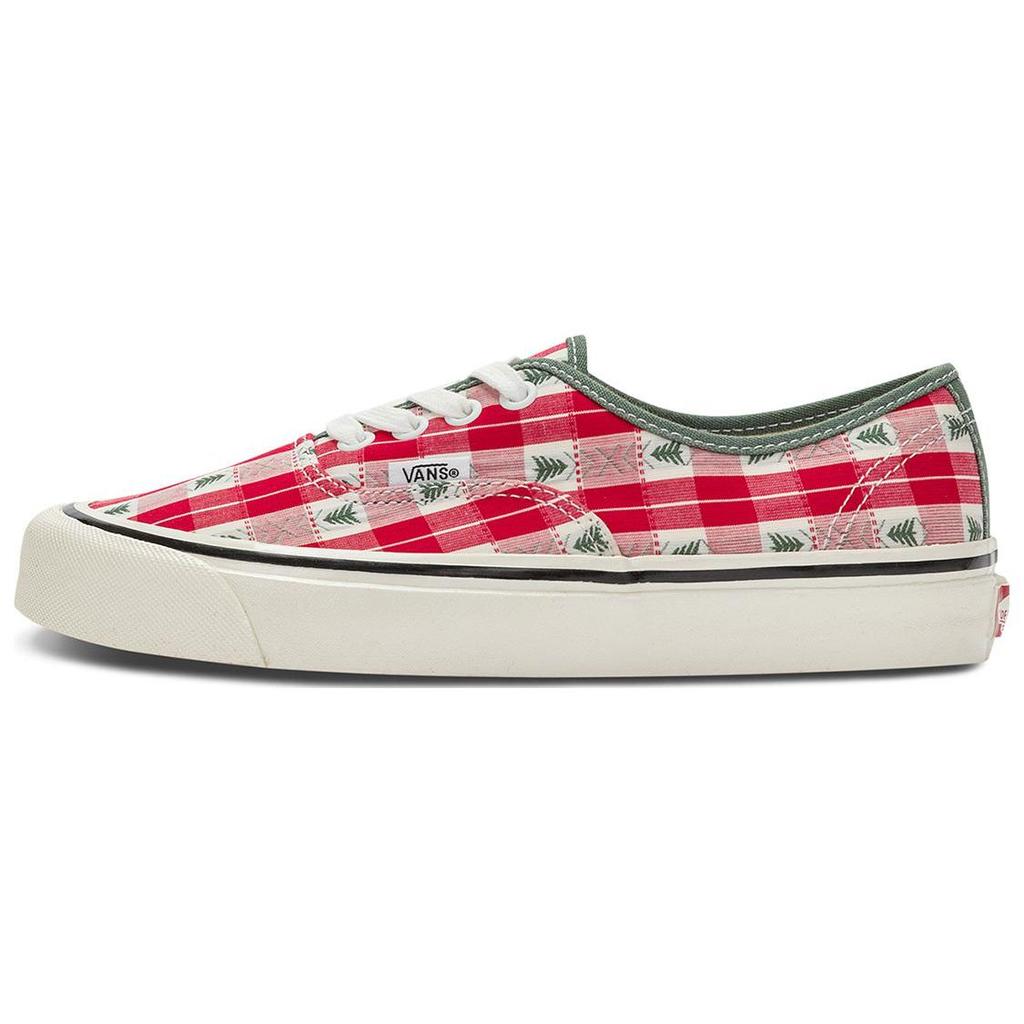 Vans Authentic 44 Dx Canvas Low-Top Skate Shoes Unisex Sneaker White Red Green VN0005U8Y52