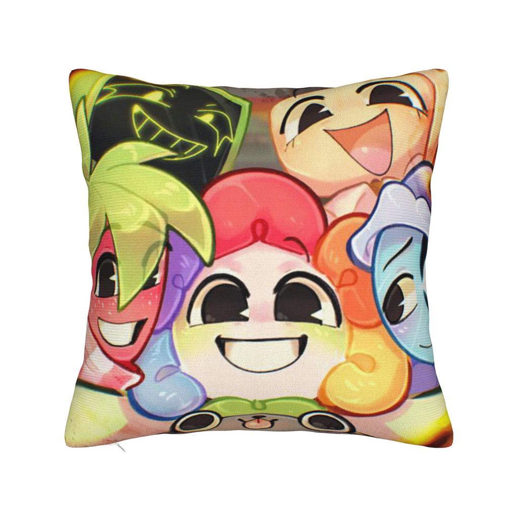 Dandy's World Pillow Cover Game Comfy Cushion Cover Novelty Pillow Case For Couch Sofa Bedroom