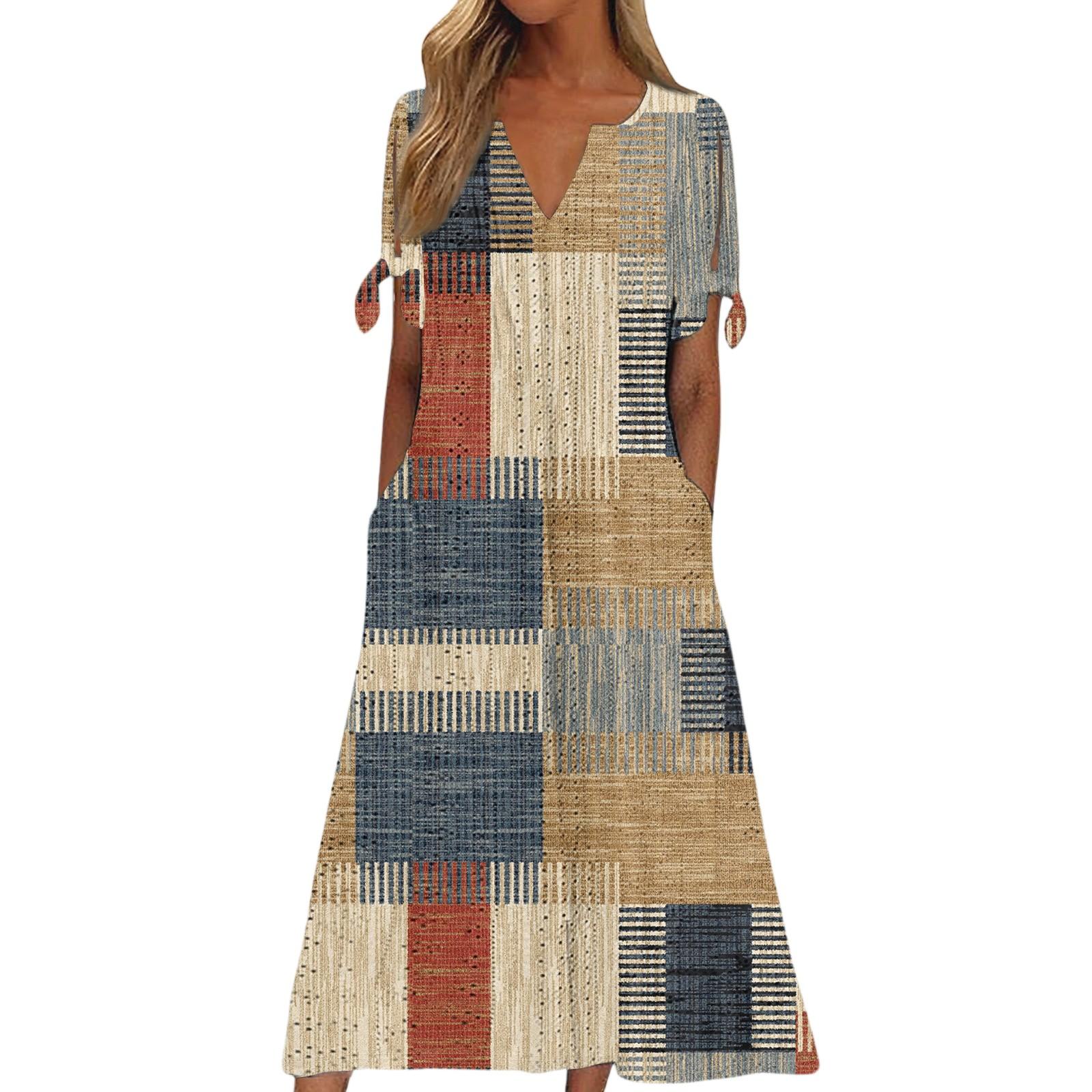 

Женское повседневное модное темпераментное элегантное платье макси с лоскутным поясом и цветочным принтом L