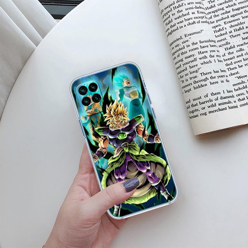 

Dragon Ball Transparent Phone Case for Motorola Moto Edge 20 30 40 50 S30 Fusion Ultra Pro Neo Lite + G200 G23 Motorola Edge 50 Ultra