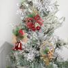 Christmas Decorative Bell Ornaments Bow Hanging Accessories DIY Festive Decor for Shopping Mall Window Display Party Supplies