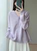 Women's Chic Wool Cardigan Jacket, New Style, Hooded, Long Sleeve with Lace Trim, Versatile Knit Sweater