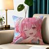 M-Momoi Airi  Pillow Case Square Double-Sided Sofa Cushion Cover Bedroom Bedside Pillow