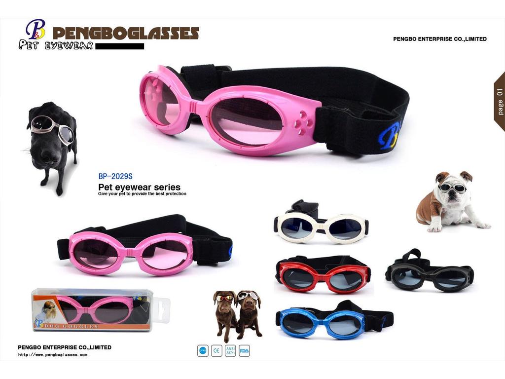Bloomberg Dog Goggles Sunglasses - Small Size, UV Protection Fashion Pet Eyewear
