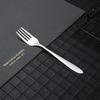 Bare solid color stainless steel spoon Yuan household eating spoon stirring spoon coffee spoon tableware set