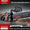 High-Power Handheld Electric Chainsaw for Home and Woodworking - Portable and Multifunctional with Free Shipping