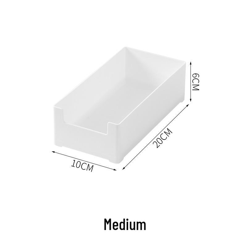 588 Earphone & Cable Organizer: Frosted Desktop Storage Box with Compartments