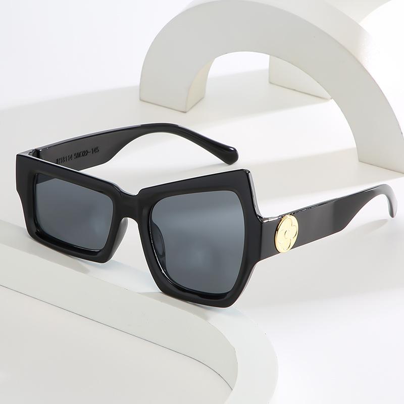 Damen Brille Doppelstrahl Sonnenbrille Sonnenschirm