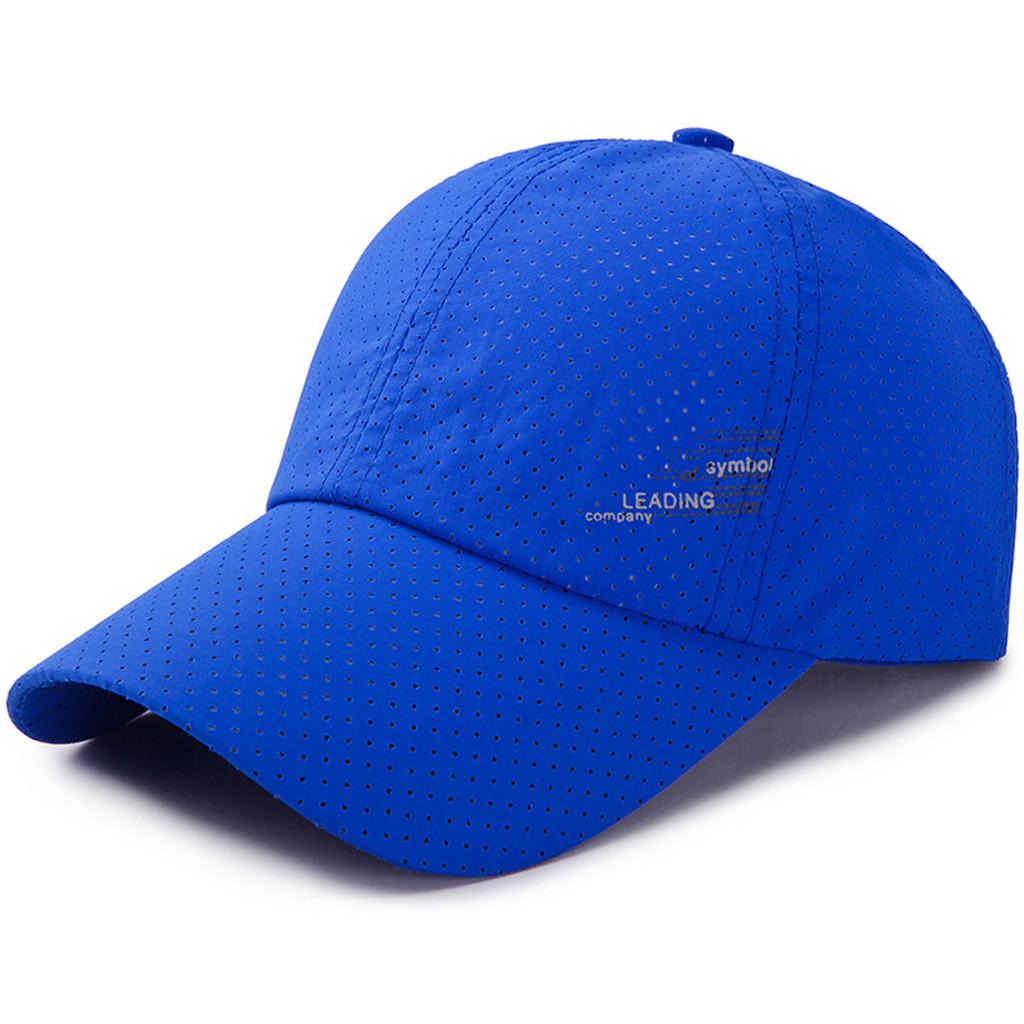 (Projector)New Summer Outdoor Unisex Mesh Patchwork Baseball Cap Sun Hat Baseball Caps