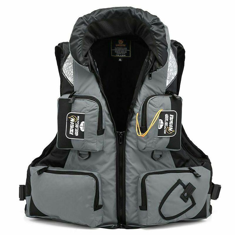 Safety Life Jacket Vest Adjustable Buoyancy For Sailing Kayak Canoeing Fishing