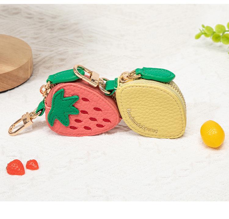 Strawberry-Shaped Multifunctional Coin Purse & Key Bag