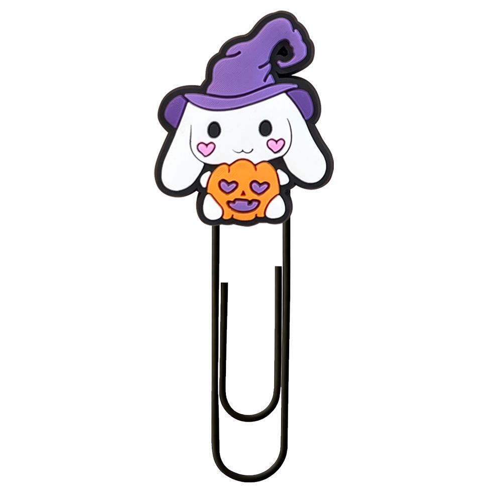 Sanrio Halloween Large Cute PVC Cartoon Paperclip Bookmark Set