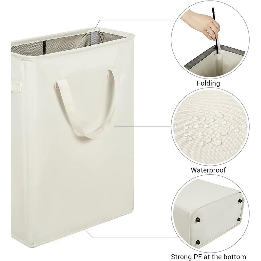 Foldable Laundry Basket Collapsible Clothes Hamper Large Capacity Storage Bin for Toys Laundry Organizer
