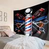 Barber Shop Pole Artwork Tapestry, Unique Design Tapestry, Wall Decor for Bedroom,Livingroom, Playroom,Heartwarming Fan Holiday Gifts