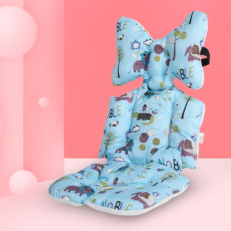 Almofada Universal para Carrinho de Bebê e Cadeira de Refeição para Todas as Estações - Almofada de Algodão com Calor e Espessura Adicionais para Outono/Inverno