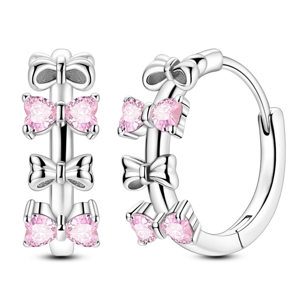 Butterfly Copper Hoop Earring For Woman Eardrop Original Earring Fine Jewelry Gift