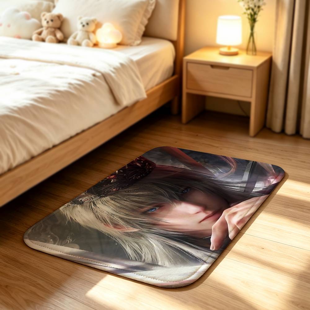 Xavier Shen Xinghui Love and Deepspace Short Plush Rug Carpet Machine Washable Soft Comfortable Anti‑Slip Floor Mat Home Decor