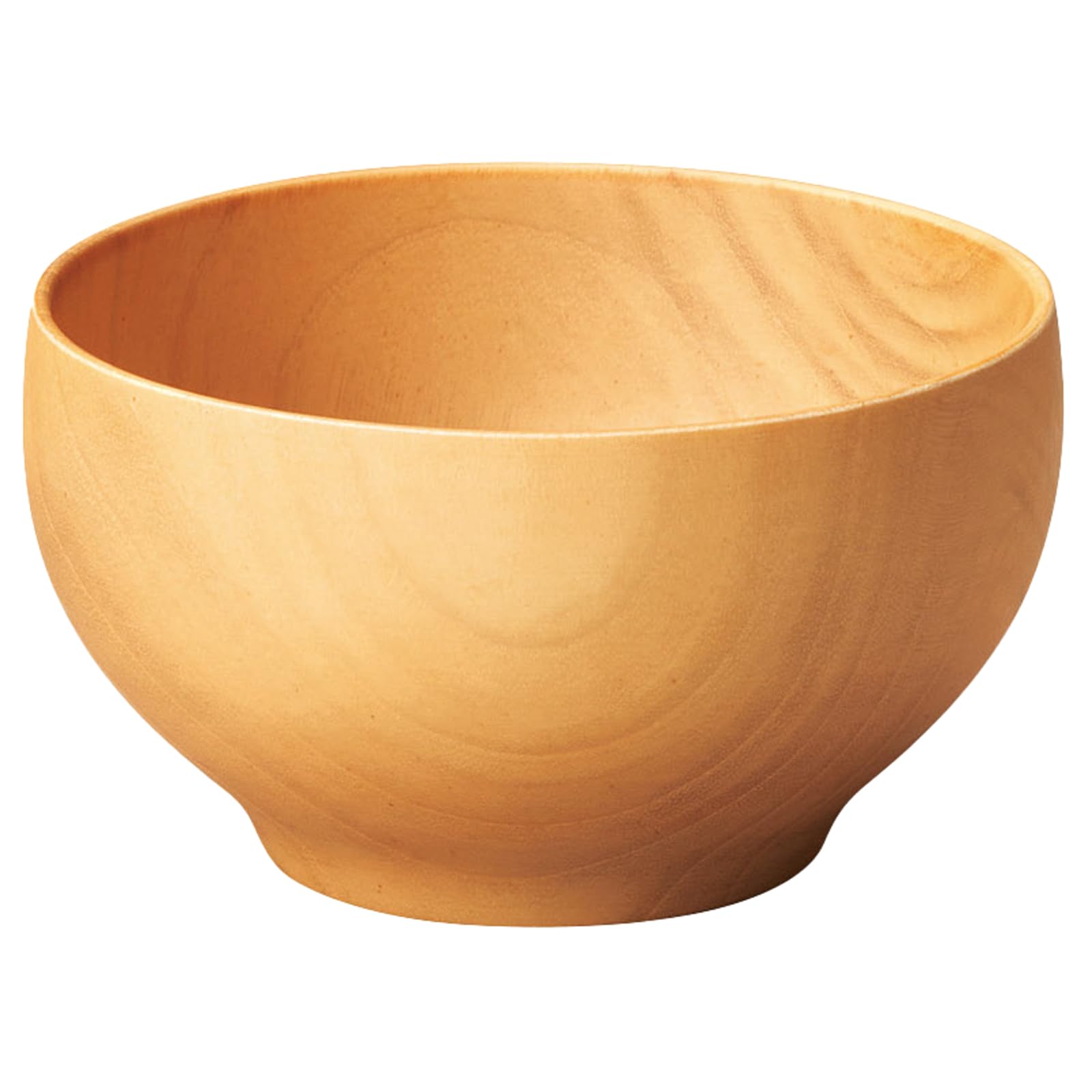 Natural Wood Wooden Miso Soup Bowl Natural Finish Diameter x Height 350ml Capacity Item 18714 Multi-Bowl (Soup Bowl) - - - Approx. 11.5cm 6.5cm -