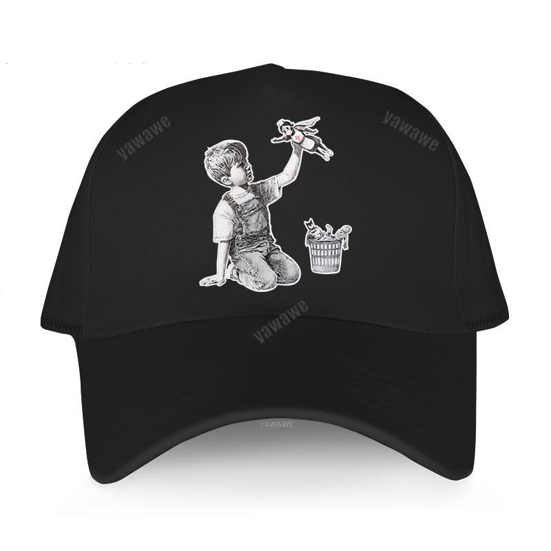 Unisex Breathable Baseball Cap Boyfriend Hat Banksy Game Changer Nurse Super Hero Novelty Street Art Designer Fashion Men Hats