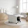 Recliner Chair White Artificial Leather