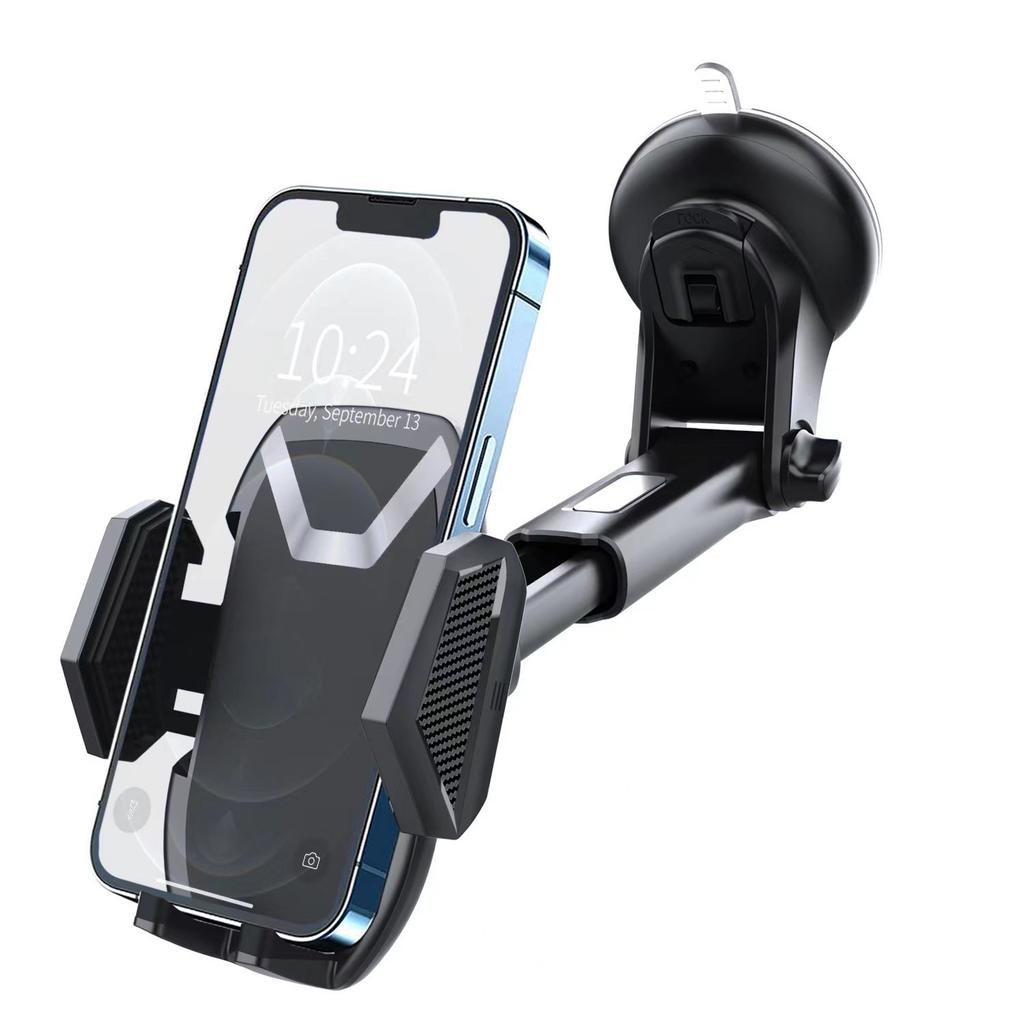 Car Mobile Phone Holder Car Dashboard Windshield Suction Cup Retractable Navigation Mobile Phone Holder Car Hand