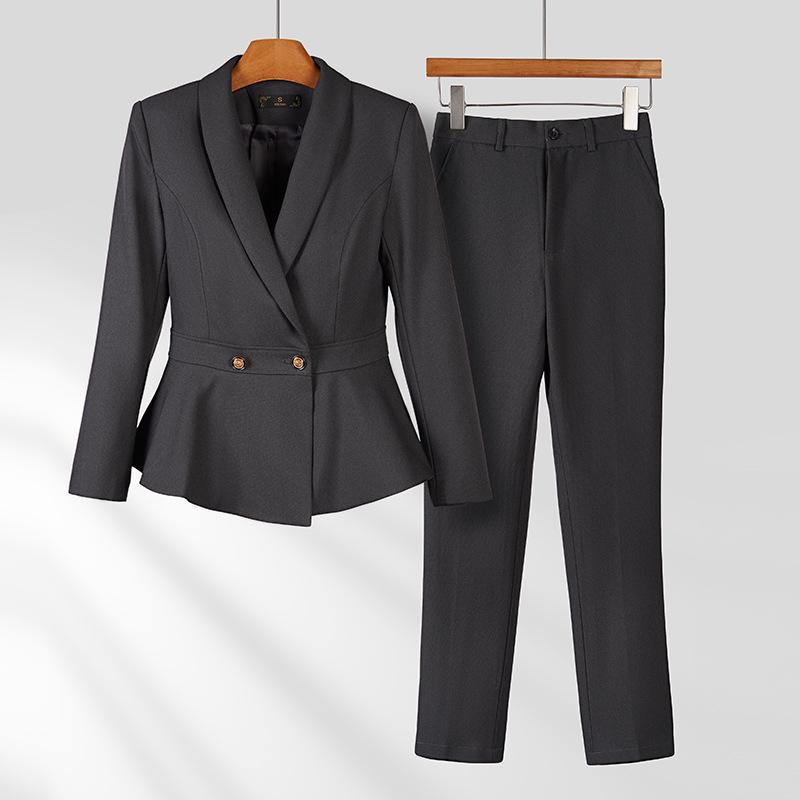 Women's High-End Professional Spring/Summer Suit for Office, Hotel, and Beauty Salon