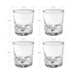 5oz 4pcs Sets Vintage Foreign Wine Glass Modern Classic Thick Bottom Glass Cup Whiskey Cocktail Drinking Glasses Party Bar Tools