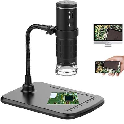 3 In 1 HD 1000X Digital Microscope LED USB WiFi Microscope Mobile Phone Microscope Camera with Stand for Smartphone PCB Inspection Tools