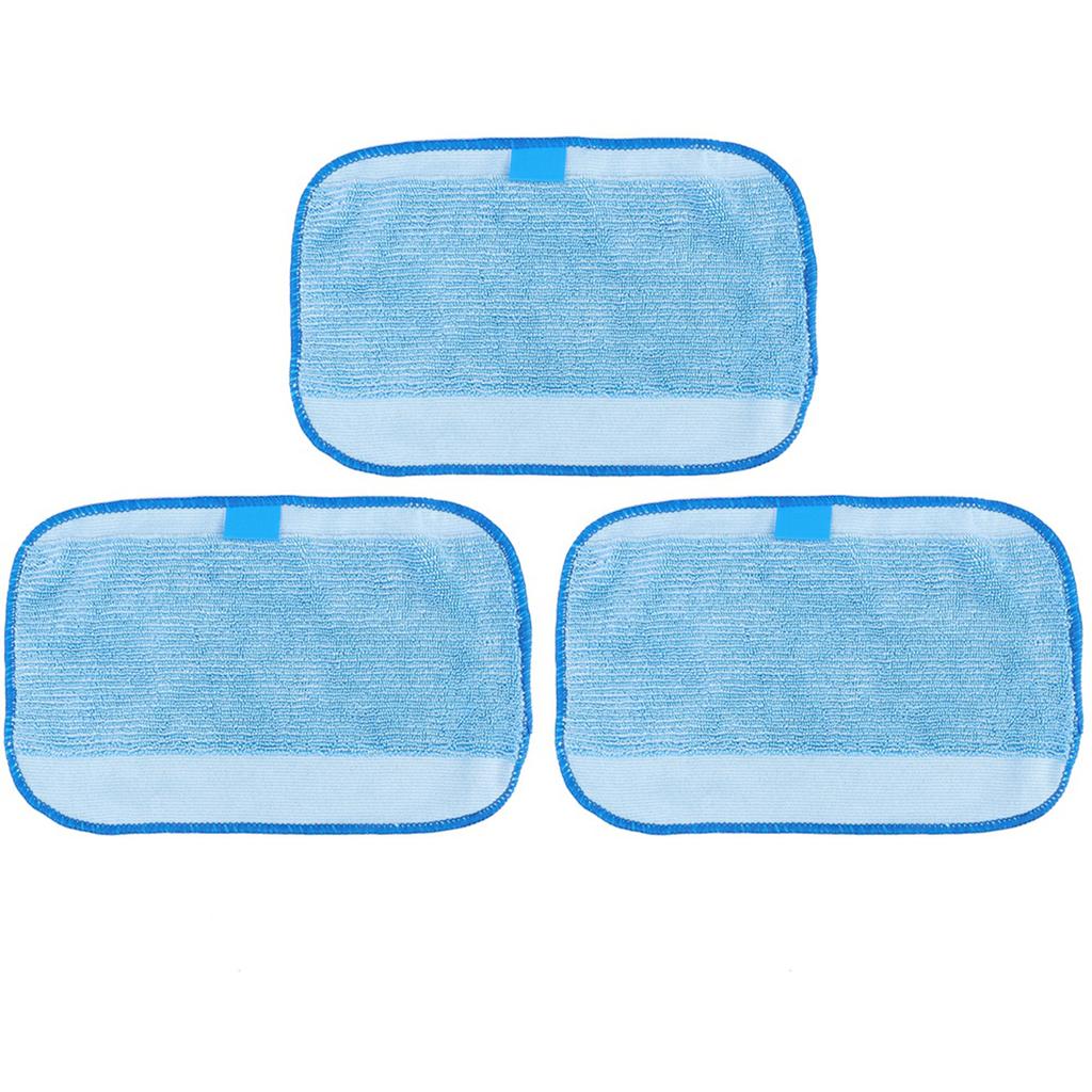 3pcs Wet Fiber Mopping Cloths Mop Pads Fits for Braava 321 380 320 380t Floor Cleaning Machine