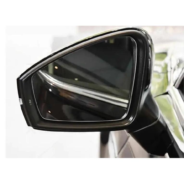 For Volkswagen VW Touareg    -2024 Car Reversing Mirror Cover Rearview Mirrors Housing Rear Shell Black
