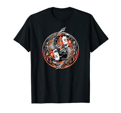 Koi Fisch Cool Japanische Tattoos Jinri Japanischer Koi Geschenk T-Shirt