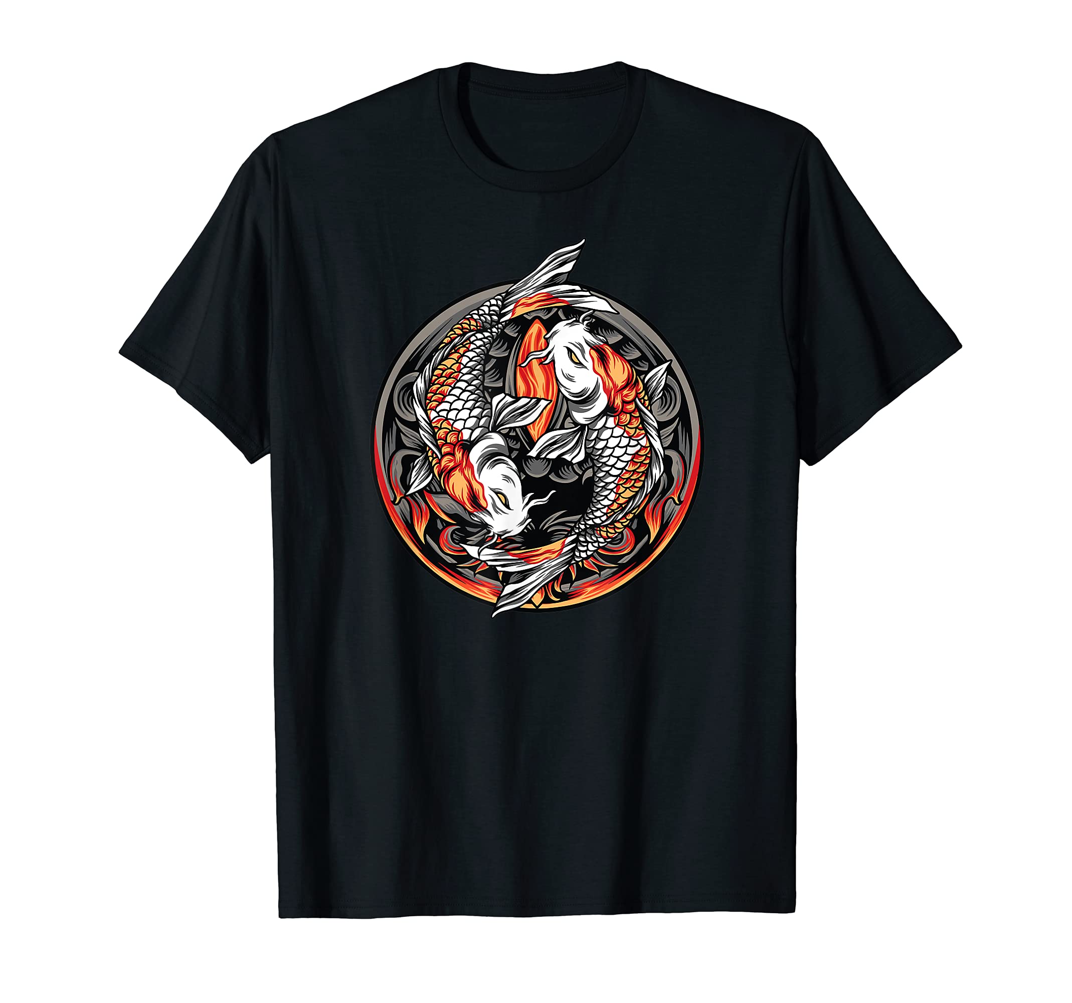

Koi Fish Cool Japanese Tattoos Jinri Japanese Koi Gift T-Shirt чёрный