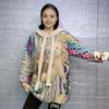 2023 Autumn/Winter Women's Loose Fit Hooded Sweater - Little Bear Print Pullover Knitwear